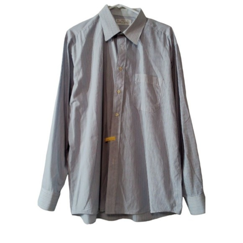 Men's Button Up Dress Shirt‎ St Michael From Mark And Spencer Size 16.5 / 42 Cm